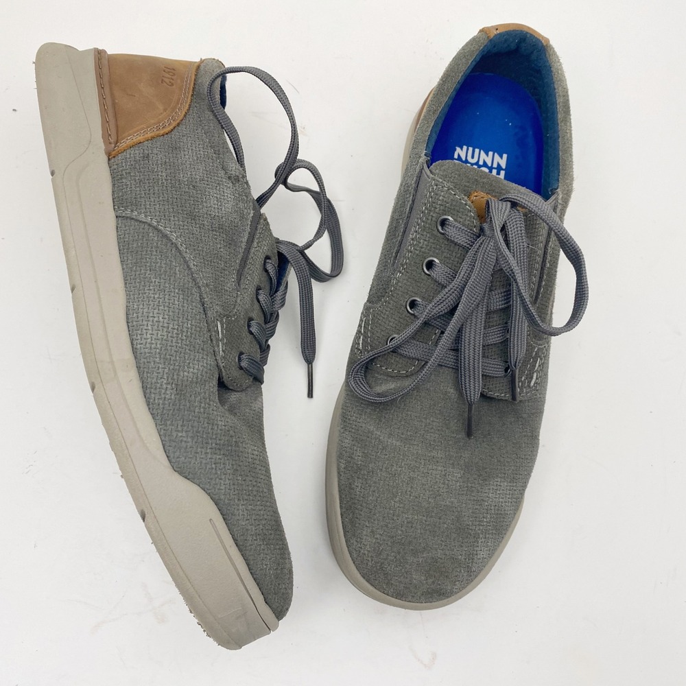 Nunn Bush Kore Tour 2.0 1912 Leather Lace Up Comfort Sneakers Mens 11M Grey